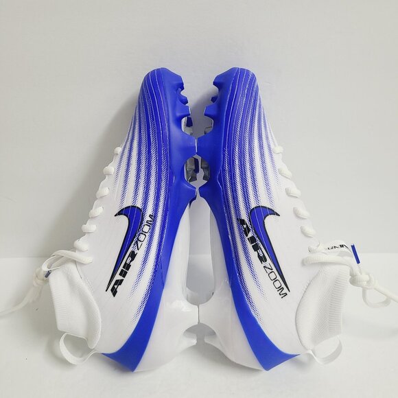 NEW Nike Air Zoom Vapor Pro 1 Football Cleats FB3298-101 Size 9 White Blue